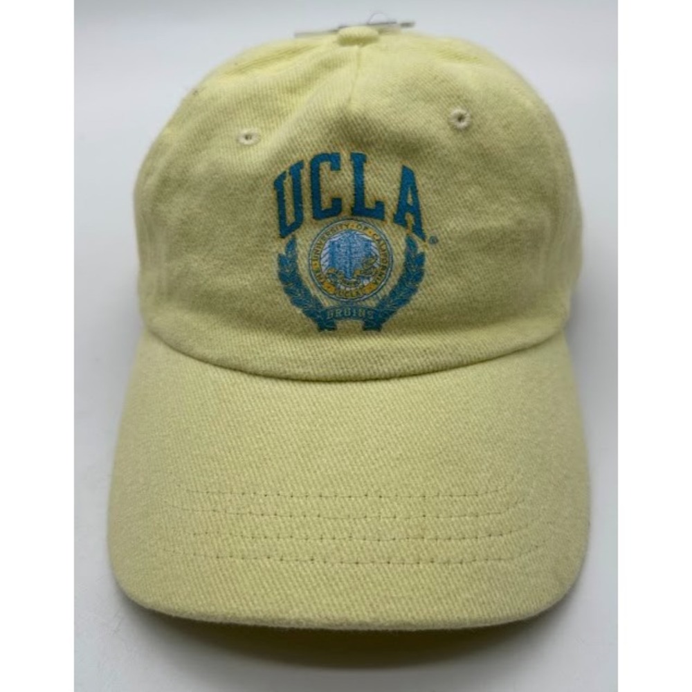 UCLA Bruins Adjustable Dad Hat Yellow Embroidered Logo Strapback Cap Rubi NWT
